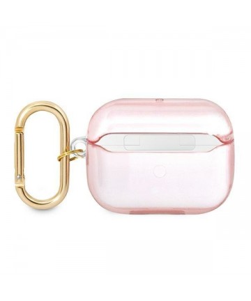 Guess GUAPHHTSP AirPods Pro cover pink/pink Strap Collection
