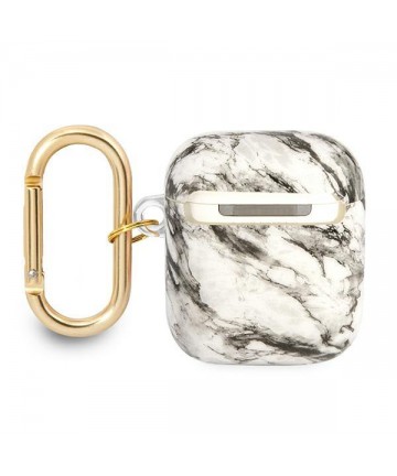Guess GUA2HCHMAG AirPods cover grey/grey Marble Strap Collection