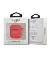 Guess GUA2LSCHSR AirPods cover red/red Silicone Charm Heart Collection