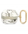 Guess GUA3HCHMAG AirPods 3 cover grey/grey Marble Strap Collection