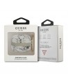 Guess GUA3HCHMAG AirPods 3 cover grey/grey Marble Strap Collection