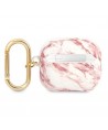 Guess GUA3HCHMAP AirPods 3 cover pink/pink Marble Strap Collection