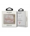 Guess GUA3HCHMAP AirPods 3 cover pink/pink Marble Strap Collection