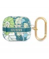 Guess GUA3HHFLN AirPods 3 cover green/green Flower Strap Collection
