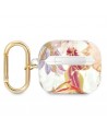 Guess GUA3HHFLU AirPods 3 cover purple/purple Flower Strap Collection
