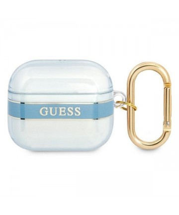 Guess GUA3HHTSB AirPods 3 cover blue/blue Strap Collection