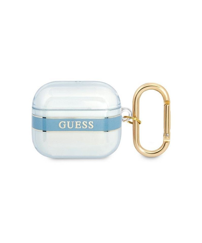 Guess GUA3HHTSB AirPods 3 cover blue/blue Strap Collection