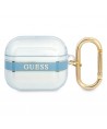 Guess GUA3HHTSB AirPods 3 cover blue/blue Strap Collection