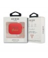 Guess GUA3LSCHSR AirPods 3 cover red/red Silicone Charm Heart Collection