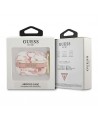 Guess GUAPHCHMAP AirPods Pro cover pink/pink Marble Strap Collection