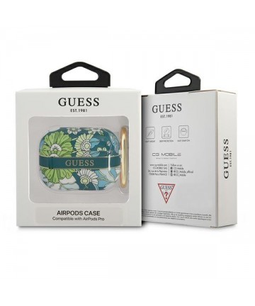 Guess GUAPHHFLN AirPods Pro cover green/green Flower Strap Collection