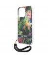 Guess GUHCP13LHFLSB iPhone 13 Pro / 13 6.1" blue/blue hardcase Flower Strap