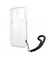 Guess GUHCP13LHFLSB iPhone 13 Pro / 13 6.1" blue/blue hardcase Flower Strap