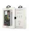Guess GUHCP13LHFLSB iPhone 13 Pro / 13 6.1" blue/blue hardcase Flower Strap