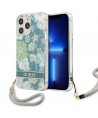 Guess GUHCP13LHFLSN iPhone 13 Pro / 13 6.1" green/green hardcase Flower Strap