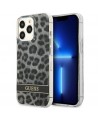 Guess GUHCP13LHSLEOK iPhone 13 Pro / 13 6.1" grey/grey hardcase Leopard