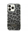 Guess GUHCP13LHSLEOK iPhone 13 Pro / 13 6.1" grey/grey hardcase Leopard