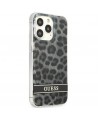 Guess GUHCP13LHSLEOK iPhone 13 Pro / 13 6.1" grey/grey hardcase Leopard