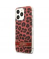 Guess GUHCP13LHSLEOR iPhone 13 Pro / 13 6.1" red/red hardcase Leopard