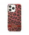 Guess GUHCP13LHSLEOR iPhone 13 Pro / 13 6.1" red/red hardcase Leopard