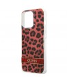 Guess GUHCP13LHSLEOR iPhone 13 Pro / 13 6.1" red/red hardcase Leopard