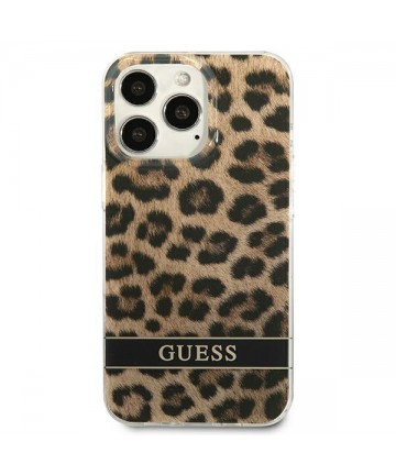 Guess GUHCP13LHSLEOW iPhone 13 Pro / 13 6.1" brown/brown hardcase Leopard