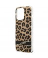Guess GUHCP13LHSLEOW iPhone 13 Pro / 13 6.1" brown/brown hardcase Leopard