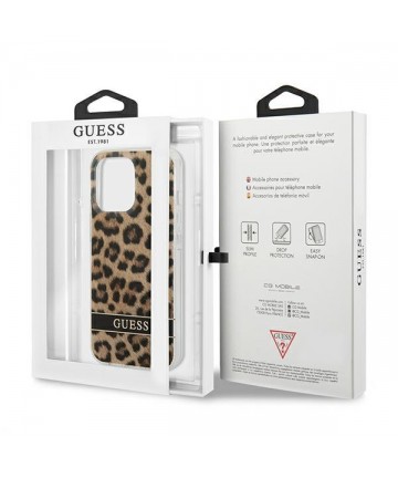 Guess GUHCP13LHSLEOW iPhone 13 Pro / 13 6.1" brown/brown hardcase Leopard