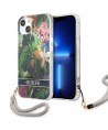 Guess GUHCP13SHFLSB iPhone 13 mini 5.4" blue/blue hardcase Flower Strap