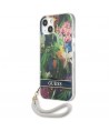 Guess GUHCP13SHFLSB iPhone 13 mini 5.4" blue/blue hardcase Flower Strap