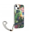 Guess GUHCP13SHFLSB iPhone 13 mini 5.4" blue/blue hardcase Flower Strap