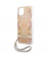 Guess GUHCP13SHFLSD iPhone 13 mini 5.4" gold/gold hardcase Flower Strap