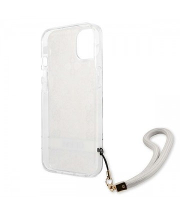 Guess GUHCP13SHFLSD iPhone 13 mini 5.4" gold/gold hardcase Flower Strap