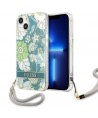 Guess GUHCP13SHFLSN iPhone 13 mini 5.4" green/green hardcase Flower Strap