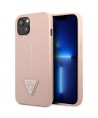 Guess GUHCP13SPSATLP iPhone 13 mini 5.4" pink/pink hardcase SaffianoTriangle Logo