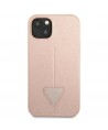 Guess GUHCP13SPSATLP iPhone 13 mini 5.4" pink/pink hardcase SaffianoTriangle Logo