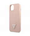 Guess GUHCP13SPSATLP iPhone 13 mini 5.4" pink/pink hardcase SaffianoTriangle Logo