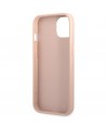 Guess GUHCP13SPSATLP iPhone 13 mini 5.4" pink/pink hardcase SaffianoTriangle Logo