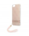 Guess GUOHCI8H4STP iPhone SE 2022 / SE 2020 / 7/ 8 pink/pink hardcase 4G Print Strap