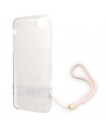 Guess GUOHCI8H4STP iPhone SE 2022 / SE 2020 / 7/ 8 pink/pink hardcase 4G Print Strap