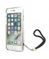 Guess GUOHCI8H4STW iPhone SE 2022 / SE 2020 / 7/ 8 brown/brown hardcase 4G Print Strap