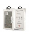 Guess GUOHCN61H4STW iPhone 11 brown/brown hardcase 4G Print Strap