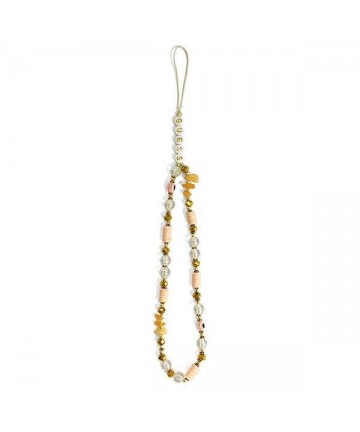 Guess pendant GUSTBOHP Phone Strap brown/brown Beads Bohemia