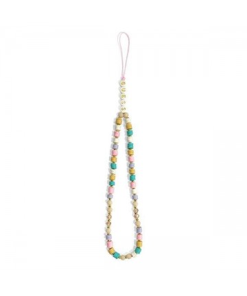 Guess pendant GUSTFLWP Phone Strap pink/pink Heishi Beads