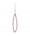 Guess pendant GUSTGMPP Phone Strap multicolor pink/multicolor pink Heishi Beads