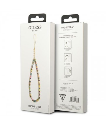Guess pendant GUSTPEAM Phone Strap multicolor/multicolor Heishi Beads
