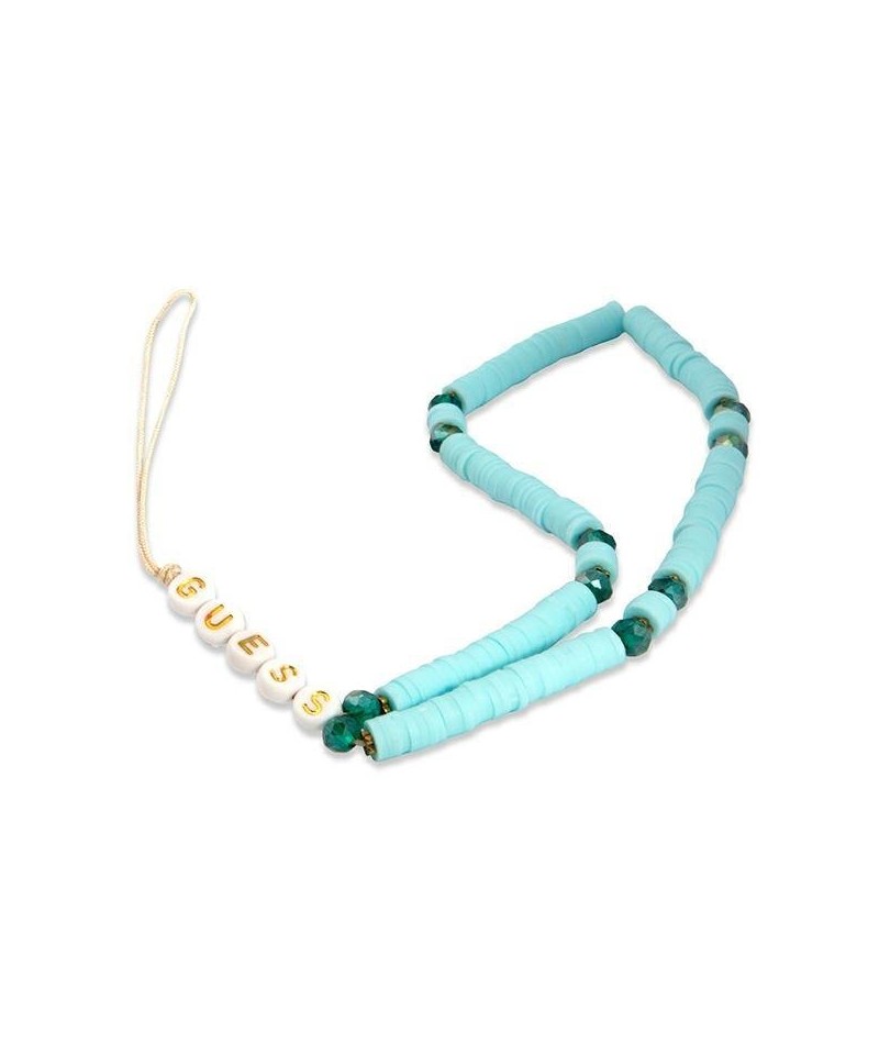 Guess pendant GUSTPEARP Phone Strap blue/blue Heishi Beads