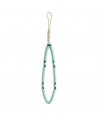 Guess pendant GUSTPEARP Phone Strap blue/blue Heishi Beads