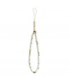 Guess pendant GUSTPEAW Phone Strap white/white Heishi Beads