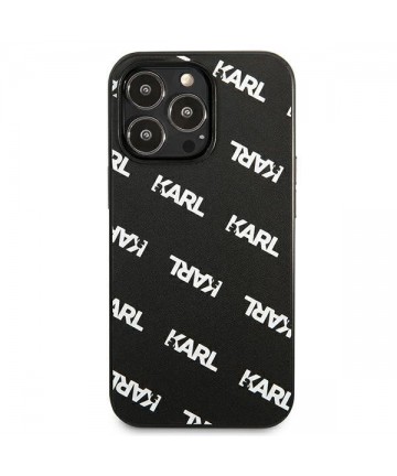Karl Lagerfeld Allover Case for iPhone 13 Pro / iPhone 13 - Black